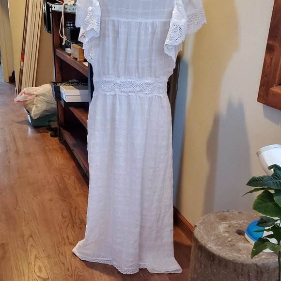 GAP White Maxi Dress NWOT - Picture 7 of 8